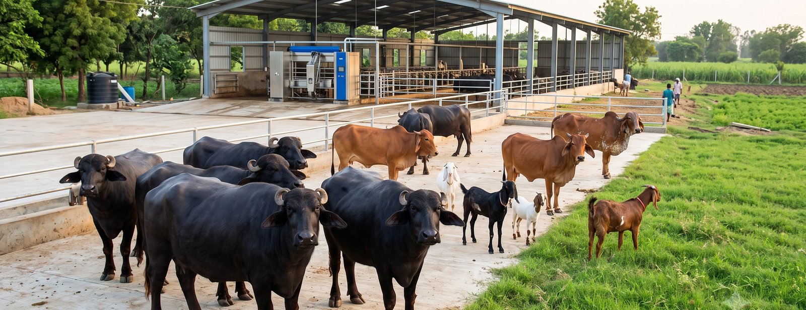 Multi-species buffalo-led herd